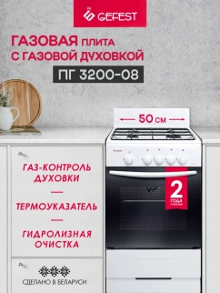 Газ.плита 4-х горел.ГЕФЕСТ 3200.08 фото 53853