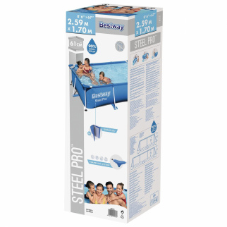 Бассейн каркасный 259*170*61 Bestway заплата 2300л 56403 фото 46564