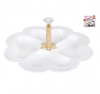 Менажница 4секц. 24см (ZD20204) фото 46808