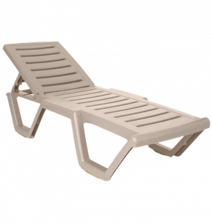 Шезлонг АТЛАНТ Элластик Грэй фото 46501