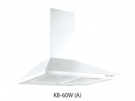 Вытяжка кухонная ОАЗИС KB - 60W (А) (белая) купольная