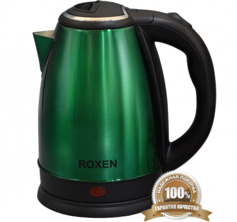 Чайник эл. ROXEN RX-7002 Green 1800Вт 1,8 л