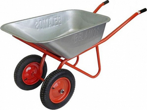 Тачка строительная T752Р/PROFI 2-х кол. (110л) с лит.колес.