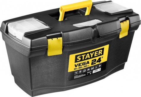 Ящик пластиковый для инструментов 24" STAYER "STANDARD" (38105-21_z03)