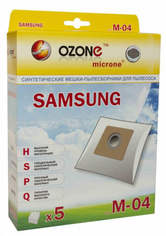 Мешки для пылесоса OZONE M-04 microne Samsung
