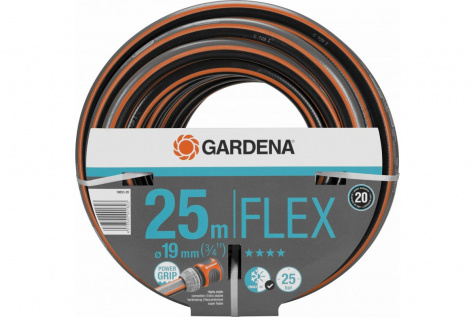 Шланг FLEX 3/4", 25м Gardena ПВХ Черный (цена за бухту)