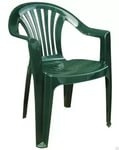 Кресло пластикокове ELLASTIC-PLAST зеленое (0264)