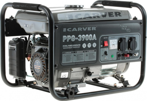 Генератор бензиновый CARVER PPG- 3900А (2/9/3.2кВт)