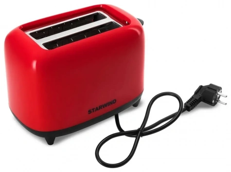 Тостер STARWIND ST7003 красный/черный