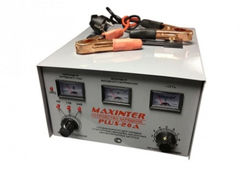 Зарядное устройство Maxinter ПЛЮС-20 СТ (6V12V24V20A)